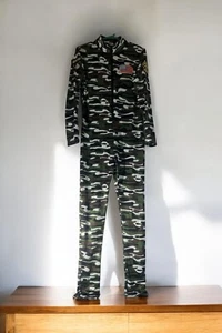 Halloween Paratrooper Costume Woman's Spooktacular Creations Camp Army - Medium - Picture 1 of 14