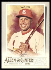 2020 Topps Allen and Ginter Base #164 Kolten Wong - St. Louis Cardinals