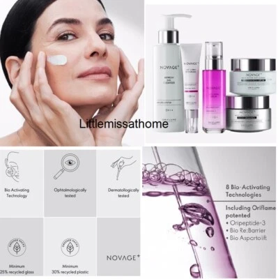 ORIFLAME NOVAGE + LIFT + FIRMS ROUTINE RICH skincare reshape tights ageing skin - Image 1 of 2