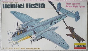 Lindberg-Heinkel He-219 Plastic Aircraft Kit-1/72 - Picture 1 of 5