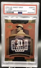 2004 Upper Deck Sweet spot Classic Logo Patch Ty cobb /230 psa 7 POP 1 🔥