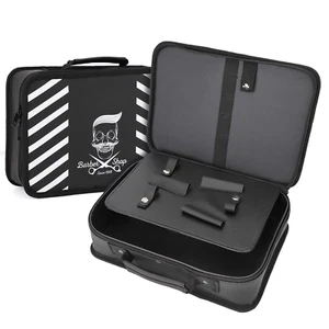 Barber Carrying Case, 11.8 X 8.5In Hair Styling Travel Tool Bag, Professional Sa - Picture 1 of 8