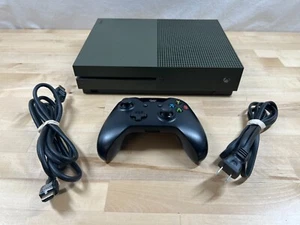 PAQUETE CONSOLA XBOX ONE S CON MANDO Y CABLES VERDE BATTLEFIELD 1 EDICIÓN - 1681 - Imagen 1 de 14