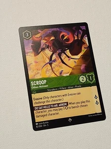 Disney Lorcana TCG Scroop Odious Mutineer 82/204 Shimmering Skies Super Rare NM - Picture 1 of 3