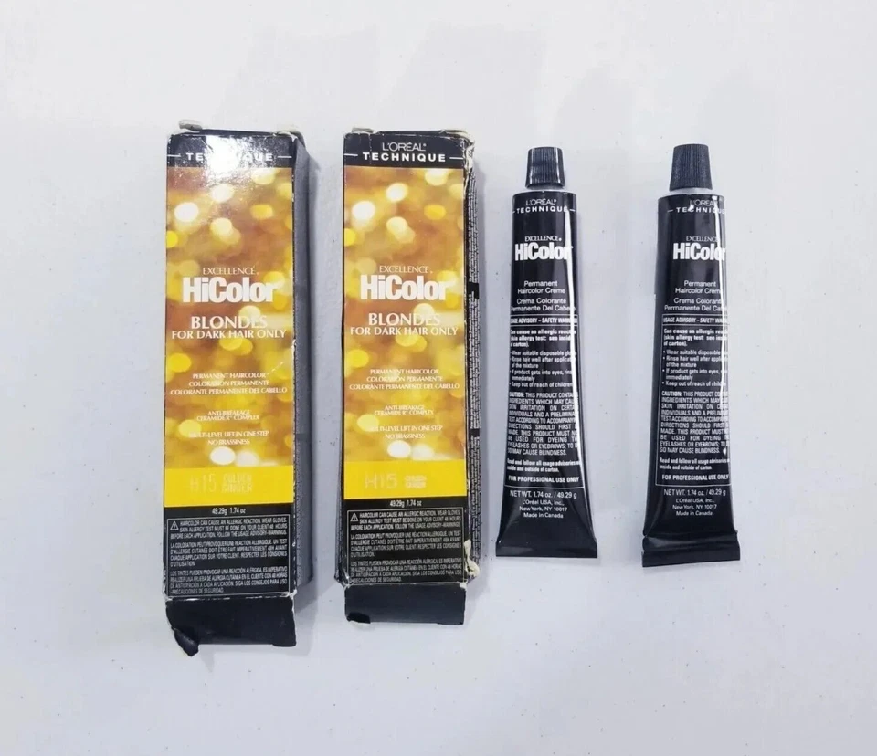 BL Loreal Excel Hicolor H15 Tube Golden Ginger 1.74 oz - Two Pack - Image 1 of 4