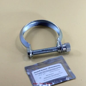 ✅Auspuffschelle für Abgasanlage , Rohrverbinder +Montagepaste im Set M10 Ø 70 mm - Bild 1 von 5