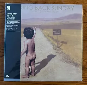 Taking Back Sunday - Where You Want To Be - Tan Color in Color Vinyl LP - New - Picture 1 of 3