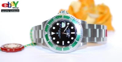 ROLEX Submariner 16610LV  FULL SET ladenneu verklebt ungetragen OVP m. Datum RAR - Bild 1 von 4