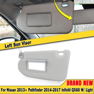 Für Infiniti QX60 2014-2017 2015 Auto Vorne Links Sonnenblende Sonnenschutz 1PCS - Picture 1 of 11