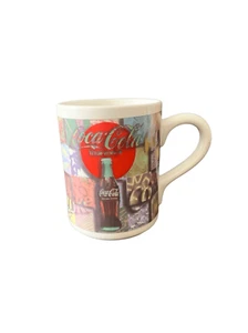 Taza vintage Coca-Cola 1997 siempre refrescante coleccionable retro aspecto Tiffany - Imagen 1 de 10