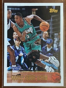 1997 Kenner SLU Starting Lineup Card SHAREEF ABDUR-RAHIM Grizzlies - Picture 1 of 2