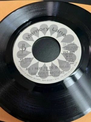 45 EVERLY BROTHERS All I Have To Do Is Dream / Claudette wh lbl promo 7" ZS7 609 - Image 1 of 3