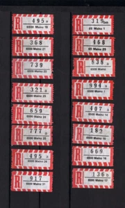 RFA - "6500 Mainz" 16 piezas R hoja (EZ-36) - Imagen 1 de 1