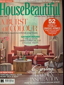 HOUSE BEAUTIFUL MAGAZINE (UK) ⭐️NEW⭐️- April 2025 - A Burst of Colour - Picture 1 of 1