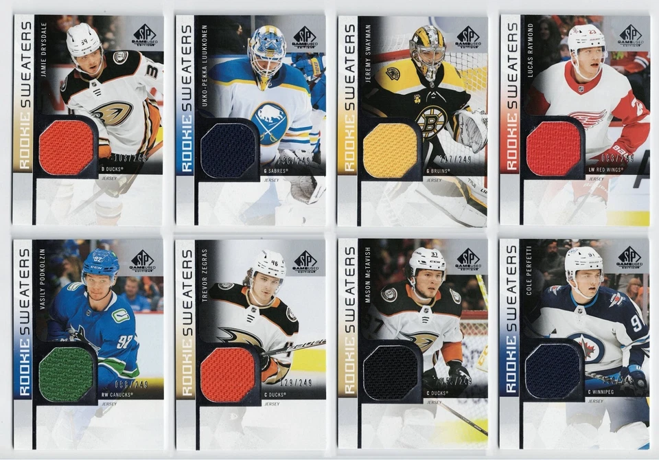 2021-22 SP Game-Used Rookie Sweaters Jersey #/249 Pick From List !! - Image 1 of 1