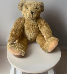 Authentic VERMONT Teddy Bear Handmade 15" Classic Posable Lifetime Guarantee EUC - Picture 1 of 8