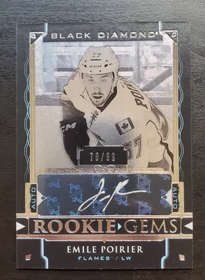 2015-16 Black Diamond Emile Poirier Rookie Gems Pure Signatures Auto 78/99 RG-EP - Image 1 of 3