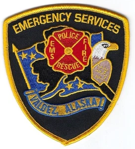 ALASKA - Valdez Emergency Services [Schulteraufnäher] - Bild 1 von 1