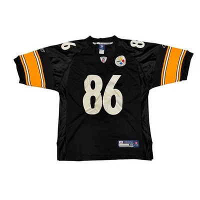 Camiseta deportiva Reebok Stitched Hines Ward #86 Pittsburgh Steelers NFL talla 48 Foto 1 de 4