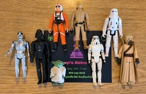 Lotto 8 figurine Star Wars vintage. Kenner - Foto 1 di 10