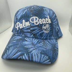 Sombrero Imperial PALM BEACH Azul Floral Caribe Hawaiano/SNAPBACK - Imagen 1 de 10
