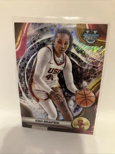2024-25 Bowman U Best - Kiki Iriafen #47 Shimmer Refractor (RC) SC/ Wash Mystics - Picture 1 of 4