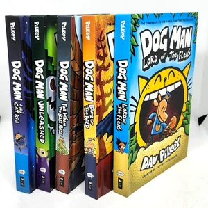 Dog Man Lot of 5 Books Graphix Collection by Dav Pilkey - Picture 1 of 8