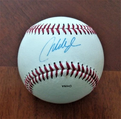 Mo Vaughn Boston Red Sox Signed Rawlings Baseball Fujifilm COA - Image 1 of 4