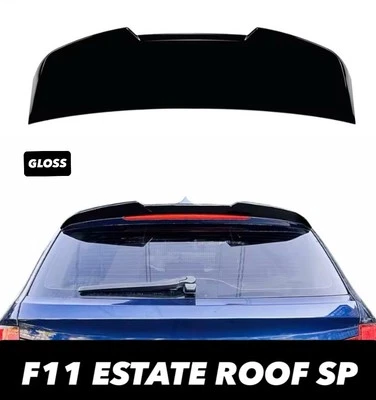 STM BMW 5 Series F11 Touring Estate Gloss Black Rear Roof Spoiler Lip Wing Abs