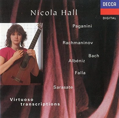Nicola Hall - Nicola Hall Virtuoso Guitar Transcriptions - Nicola Hall CD ORVG - Image 1 of 2