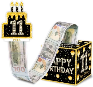 11Th Birthday Money Gift Boxes for Cash, Eleven Years Old Birthday Money Pull... - Picture 1 of 6