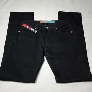 Rock & Roll Denim Men's Revolver Black Vintage 46 Slim Straight Reflex Denim NWT - Picture 1 of 13