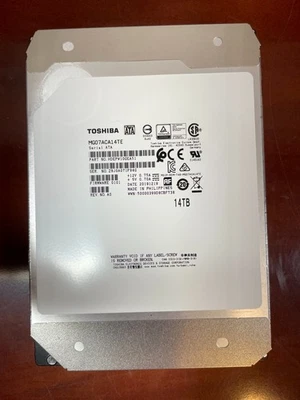 Toshiba Enterprise MG07ACA14TE 3.5in 14 TB SATA 6 GB/s 7200 RPM  Internal... - Image 1 of 4