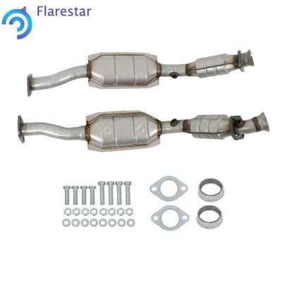 Pair LH+RH Set Catalytic Converter 2002-2011 For Ford Crown Victoria 4.6L - Image 1 of 4
