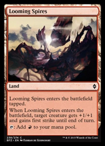 x1 Looming Spires - Battle for Zendikar - NM - MTG - Image 1 of 1