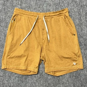 Vuori pantaloncino uomo grande giallo ponto coulisse morbido casual oro - Foto 1 di 12