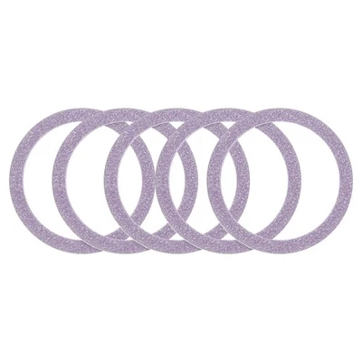 Магнитное кольцо-наклейка, металлическое блестящее магнитное переходное кольцо, розовое 5 шт. - Изображение 1 из 4