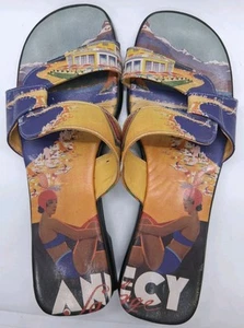 SANDALIAS ICON ANNECY SALAGE talla 9,5M Usables Arte Slip On Block Tacones - Imagen 1 de 10