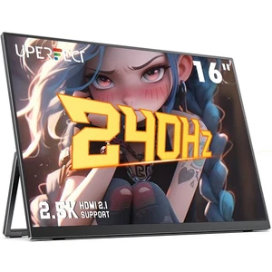16" 2K 240Hz Monitor Adjustable Stand Type-C HDMI Screen Extender For PS5 Switch - Picture 1 of 10