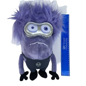 Universal Studios 2-Eye Evil Purple Minion Plush EUC - Picture 1 of 9