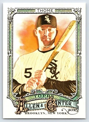 Béisbol Topps Allen & Ginter 2025 #347 Jim Thome - Medias Blancas de Chicago Foto 1 de 2