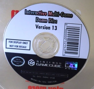 Nintendo GameCube Interactive Multi-Game Demo Disc Version 13 - Disc Only - Picture 1 of 5