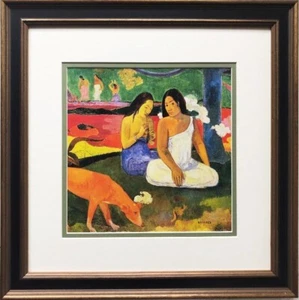 Paul Gaugin "Arearea (Red Dog) " 1829Framed Art Print Masters - Picture 1 of 3