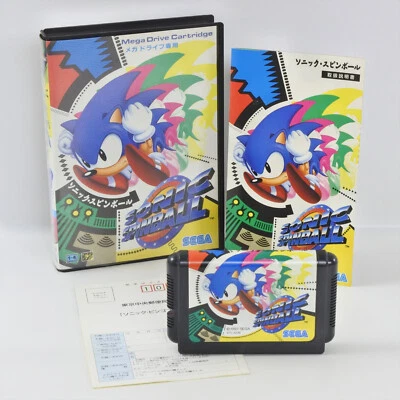 SONIC SPINBALL Spin Ball Mega Drive Sega 2227 md - Image 1 of 4
