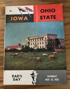 Ohio State v Iowa 11/12/1955 Football Program Dad's Day Cassady Heisman Winner - Picture 1 of 4