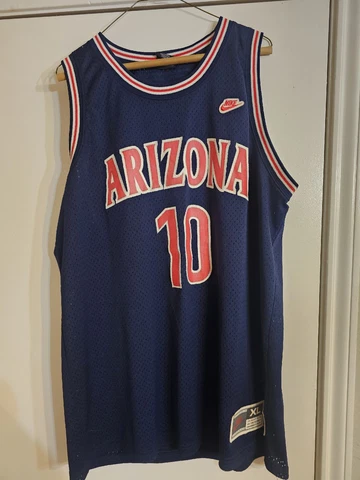Mike Bibby Arizona Wildcats 1997 Nike Vintage XL Jersey Cover
