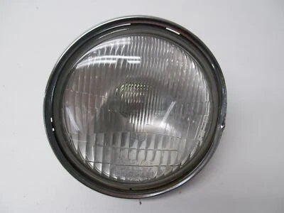 1985 KAWASAKI EN450 EN 450 454 LTD FRONT HEADLIGHT WITH TRIM - Image 1 of 4