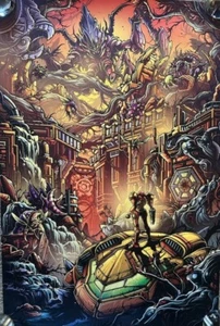 x/50 Signed Dan Mumford Giclee Print Metroid Prime Video Game Art Nintendo - Picture 1 of 5
