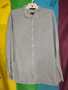 GANT Manhattan Poplin Casual Fit mens long sleeved shirt size 2XL - Picture 1 of 8