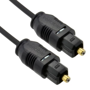 Câble audio numérique optique TOS Link mince TOSLink 2,2 mm barre de son/TV/tête de jeu 2 m - Photo 1/12